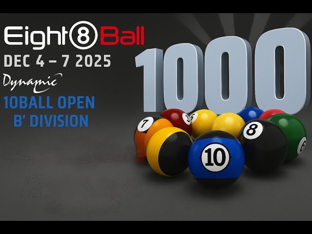 Image of video the DYNAMIC B' DIVISION 10BALL OPEN 🇬🇷 +1000 10-Ball DAY3 11