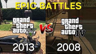 GTA 5 VS GTA 4 COMPARISON (WHICH IS MORE REALISTIC?)