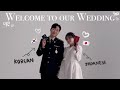 【한일부부】하객들이 울어버린 한일커플의 셀프 식전영상🩵💍