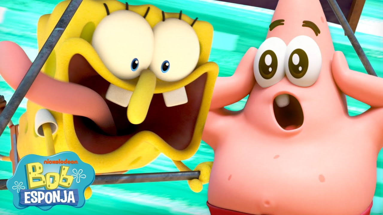 Kamp Koral | Bob Esponja rompiendo las reglas por 60 minutos seguidos 😜| Bob Esponja en Español