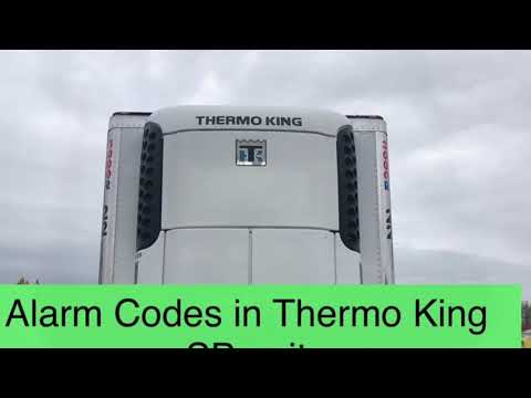 Thermo King SB Alarm codes