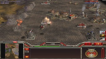 CHINA Nuke - Command & Conquer Generals Zero Hour - 2 v 2 v 2 v 2 HARD Gameplay