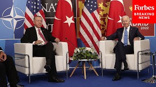 President Biden Meets With Turkeys President Erdogan At Nato Summit