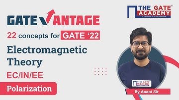 Polarization | Electromagnetic Theory for GATE 2022 | GATEvantage- Most Important Concepts