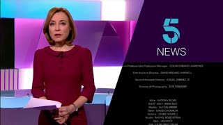 Channel 5 Continuity & Advert Breaks - Friday 15th March 2019