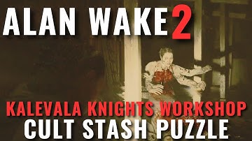 Alan Wake 2 - Kalevala Knights Workshop Cult Stash puzzle