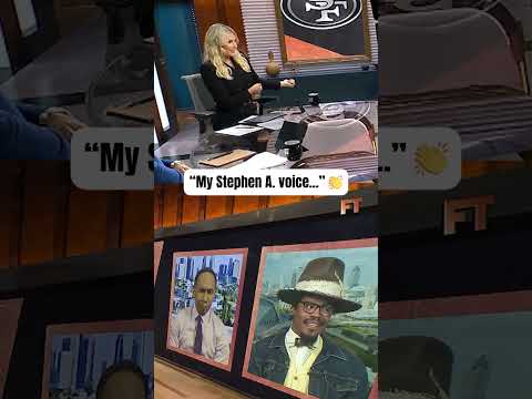 Cam's Stephen A. impression 😮‍💨