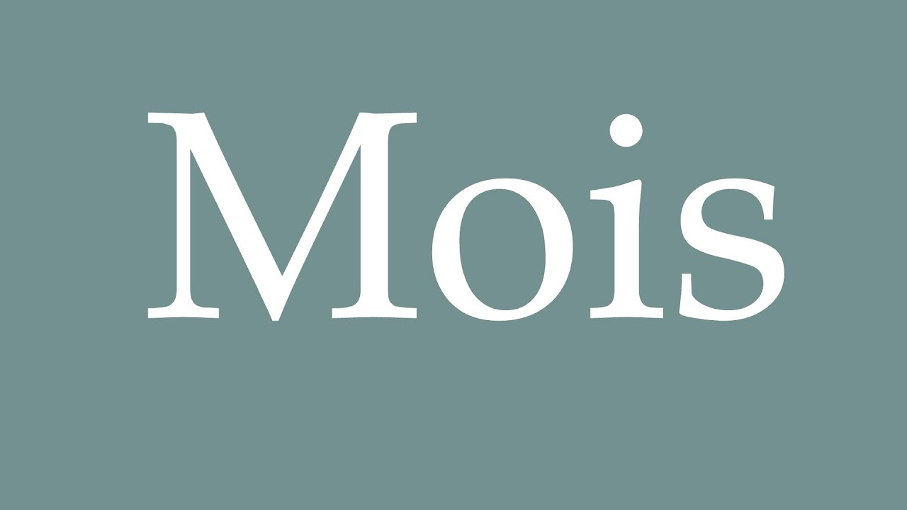 How to Pronounce ''Mois'' Correctly in French YouTube