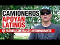 Camioneros apoyan latinos en Florida contra ley antiinmigrante