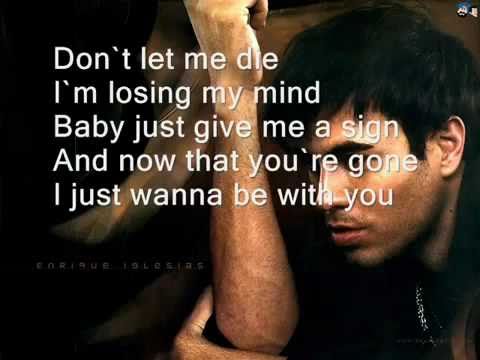 Enrique Iglesias I Just Wanna Be With You Youtube