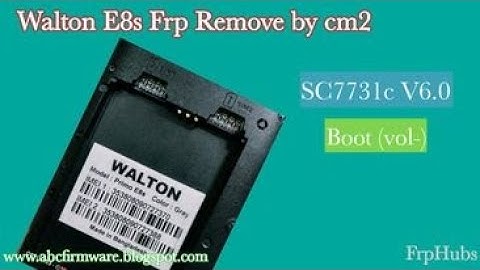 Walton E8s Frp Remove, Pin/Pattern Remove by Cm2 SPD1.27 Frphubs