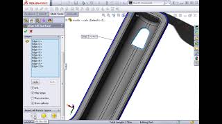 Mold Tools in SW: How to Create Core and Cavity - Step 3: Shut Off Surfaces