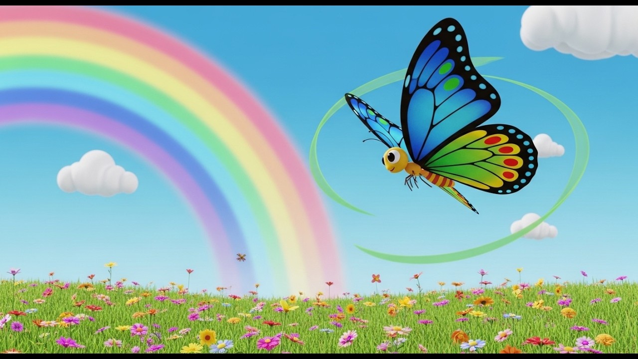 Twirling Butterfly Dance | Fun Nature Song for Kids | Toddler Sing Along