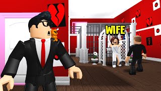 Hotel Was For MARRIED COUPLES.. But The Owner Trapped My WIFE! (Roblox Bloxburg)