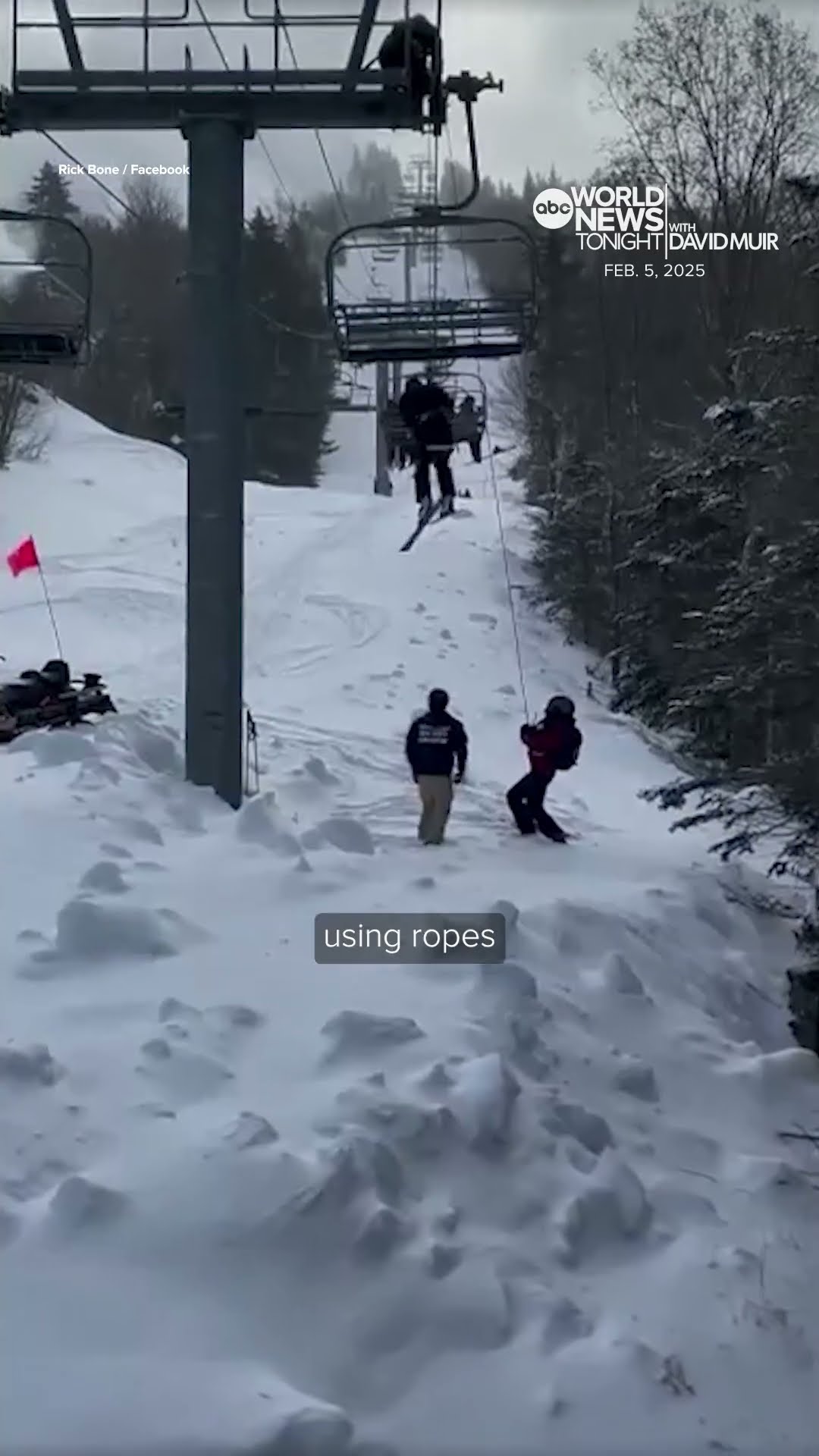Dozens of skiers rescued from lift in New Hampshire after mechanical issue