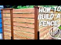How to build a fence  diy privacy fence