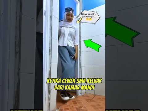 Habis ngapain si Neng di kamar mandi? 🤔🫣 #shorts #abg #anaksma #putihabu #kocak #warga62 #konoha