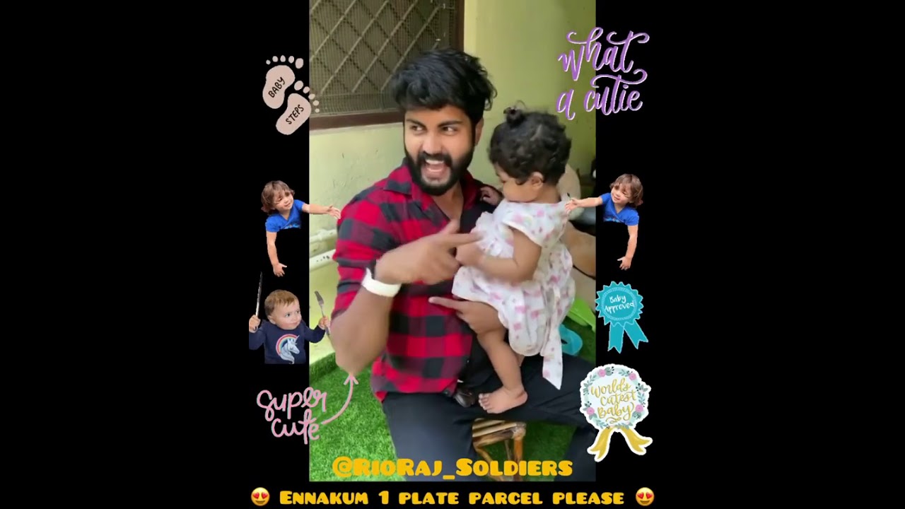 Rithi baby | Sruthi Rio | Rio Raj | Rio Raj Soldiers | Fun with kids | Quarantine Entertainment
