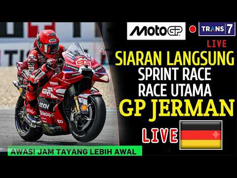 Video Jadwal Siaran Langsung Race MotoGP Jerman 2026 Seri ke 11 Live Trans 7