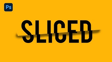 Photoshop Tutorial | Sliced Text Effect in 2 Minutes | Beginners #23