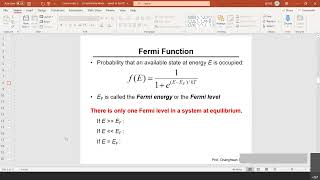 Introduction of Solid state physics week 4 part 1