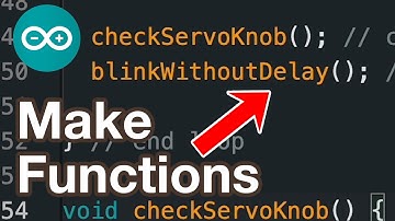 How to Put Arduino Code into a Function
