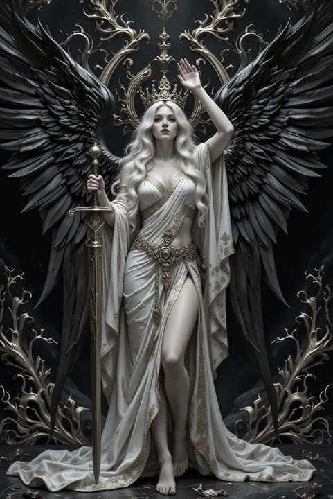 Queen of Angels #gothic #angel  #darkaesthetic #gothicworld #dark  #darkart #queen #queenofangels