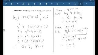 Math 107: Section 6.6 (Part One)