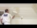 How To Paint Wood Paneling -- How to paint a wood or timber panel ceiling. How To Paint Wood Paneling -- How to paint a wood or timber panel ceiling.