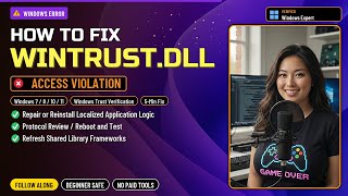 Fix wintrust.dll and Digital Sign Errors!