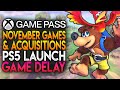 Xbox Reveals November Game Pass Games & Incoming Acquisitions - PS5 Launch Game Delayed | News Dose