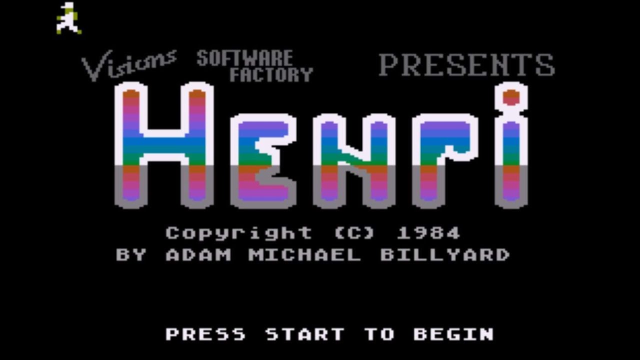 ❤Птицы-людоеды в "Henry"❤ Atari 8-bit 400/800/XL/XE 60fps! By Adam Michael Byllyard, 1984. Лабиринты