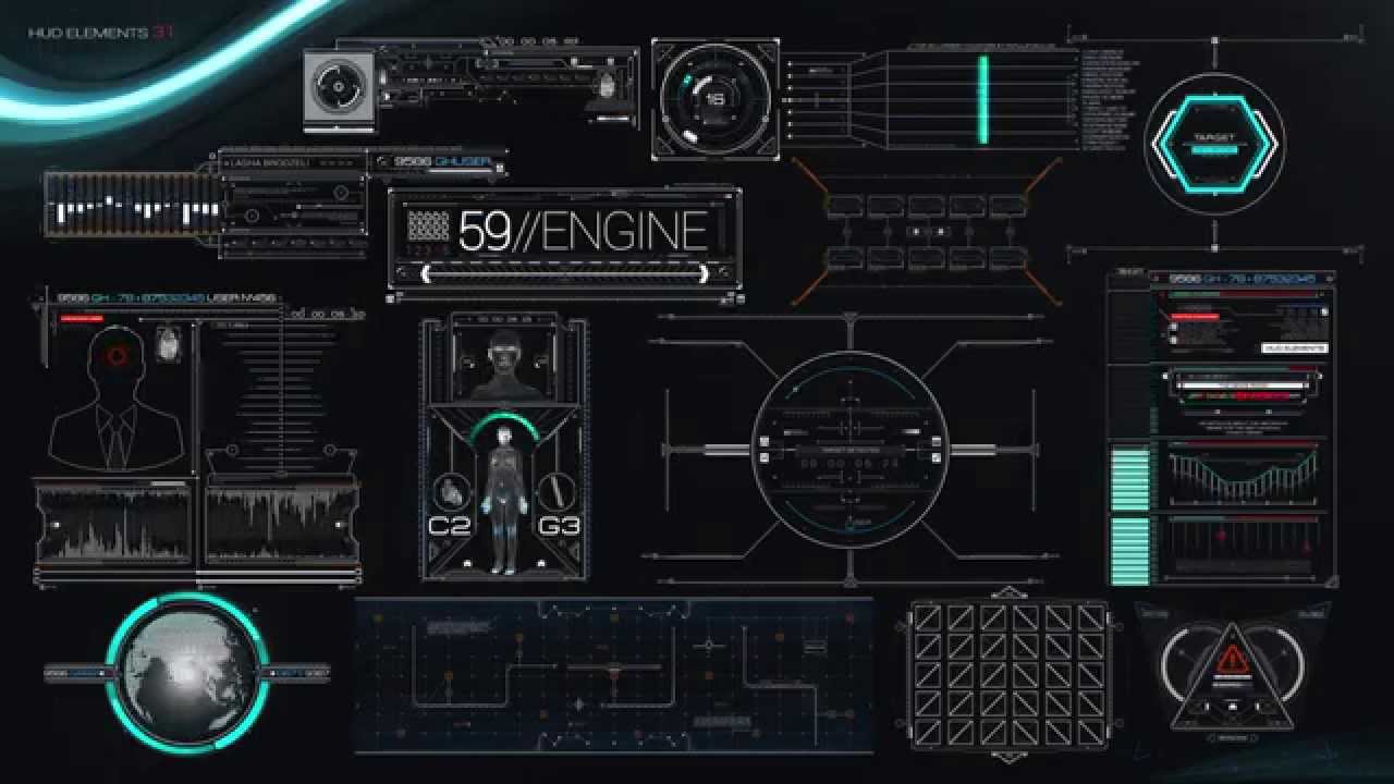 [VPJ] – Project Công nghệ |HUD Elements Mega Pack 11250824 - YouTube