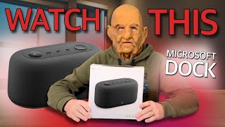 Microsoft Dock Unboxing and Review Microsoft Audio Dock Hands On