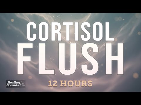 Cortisol Flush 💛 | For When Your Body Won't Stop Holding Tension | 12 Hours Black Screen