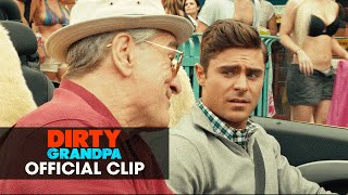 Dirty Grandpa (2016 Movie - Zac Efron, Robert De Niro) Official Clip – “Daytona Beach”