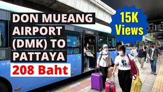  Traveling From DON MUEANG AIRPORT (DMK) To PATTAYA | Public Transport | Step-by-Step Guide