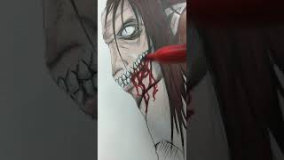 Drawing Eren Jaeger in RISKY STYLE | Attack on Titan