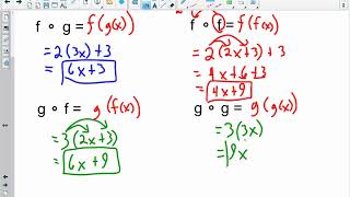 MAC1105 - 6.1 Composite Functions