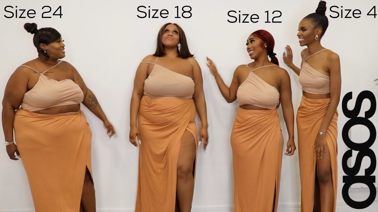 SIZE 4 vs 12 vs 18 vs 24 TRY ON SAME ASOS OUTFITS 