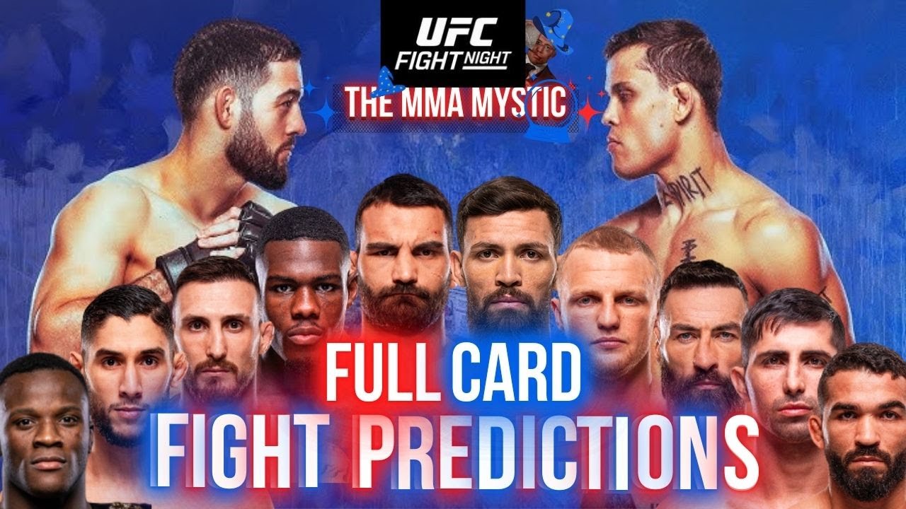 UFC Paris Full Card Predictions and Breakdown – Betting Tips and Analysis for All 14 Fights
