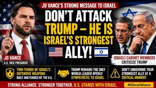JD Vance Warns Israel Against Attacking Trump Allies | #cisnewsstudio1s #viral #trending #news 