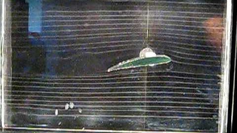 Airfoil with movable flap in smoke tunnel