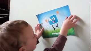 Pickawall removable wallpaper installation is Childs Play