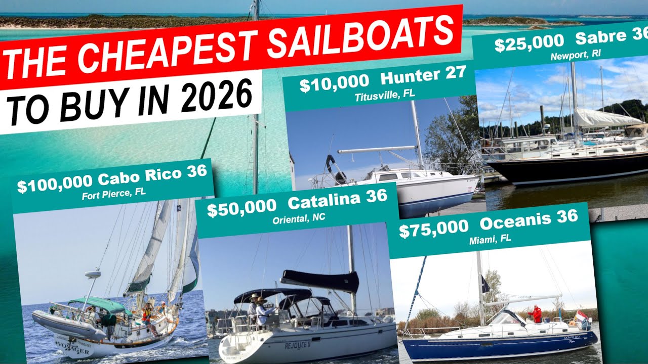 ⁣$10K to $100K Sailboats — Which One Would YOU Buy?