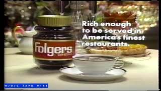 Folgers Instant Coffee Comercial - 1985