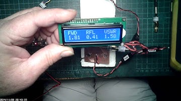DIY Directional Coupler 5.8GHz with Arduino LCD VSWR.