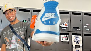 Air Jordan Military Blue 4's Release Day Mall Vlog!