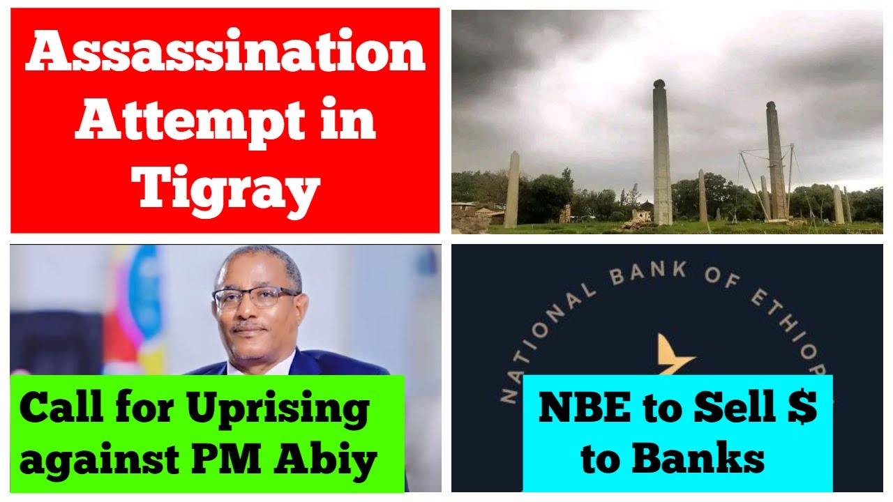 Assassination Attempt in Tigray | Call for Uprising against PM Abiy | NBE to Auction $ to Banks
