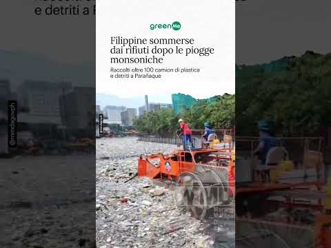 Video Filippine sommerse dai rifiuti dopo le piogge monsoniche